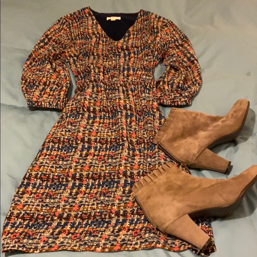 Stylish dress by Tulle - so cute with boots!